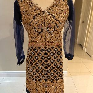 peplum style shalwar kameez gharara pants 3 Piece